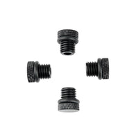 M12 Threaded Anti-drop Pipe Cap 4Pcs / 2x Rod Extension Connectors for Dia 15mm Tube DSLR Camera Support Rail System Accessories