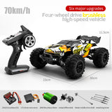 Q117 Brushless RC Car 2.4G 4WD High Speed Off-Road Vehicle 1:16 Motor RC Drift Racing Car Climbing Car Gift Toy