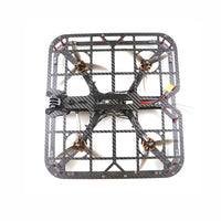 Q4 5inch 230MM Full Carbon Fiber Frame kit Anti-collision Protection Ring Multirotor BWhoop Duct Frame Support 2212 Brushless Motors