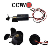 QX-MOTOR 12V 16V Underwater Thruster Brush CW CCW Motor 3-blade Propeller for RC Fishing Bait Boat Parts