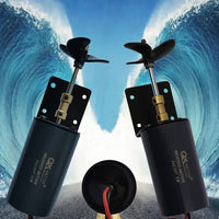 QX-MOTOR 12V 16V Underwater Thruster Brush CW CCW Motor 3-blade Propeller for RC Fishing Bait Boat Parts