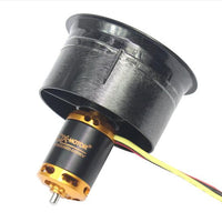 QX-MOTOR QF2822 Brushless Motor 2200kv-4300KV 3-6s Battery 64mm/70mm EDF Ducted Fan 5/12Blades for Outrunner Airplane Model