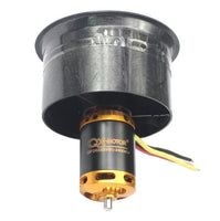 QX-MOTOR QF2822 Brushless Motor 2200kv-4300KV 3-6s Battery 64mm/70mm EDF Ducted Fan 5/12Blades for Outrunner Airplane Model