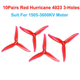 Gemfan(10CW+10CCW) Hurricane 3525 3630 4023 4525 3.5inch/4inch 1.5MM 3-Holes PC Propeller for 1806-2004 Motors for FPV Freestyle