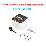 BETAFPV LAVA Series 1104 7200KV Brushless Motors 1.5mm Shaft 2218 3 Paddle Propeller For Pavo20 Pro Brushless Bwhoop Quadcopter