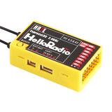 HelloRadio HR7E 8CH  ELRS 2.4G / HR7C 8CH D8/D16/SFHSS PWM Power Supply DC 4.5-7.4 V Receiver Dual Antenna Fixed Wing Drone Boat