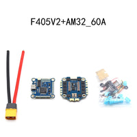 F405 Flight Stack 8S F405 V2 Flight Control AM32 8S 60A ESC 30.5x30.5mm For FPV Racing Drone