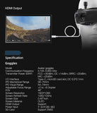 Walksnail Digital HD FPV Goggles with Antennas 46° FOV High-Fidelity Full HD OLED Display 1080P Canvas Mode