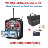 HelloRadio V16R MAXR9 / V16 MAX ELRS Multi Protocol Transmitter Support EDGETX OPENTX High-Frequency Head Touch Screen Wi/ Bag