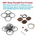 BETAFPV Pavo20 Pro II Brushless BWhoop Frame Kit BWhoop Duct For Pavo20 Pro II Drone With 500MM RGB RGB LED Strip ND8 ND16 ND32