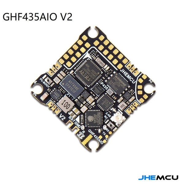 JHEMCU GHF435AIO V2 20A FPV Quadcopter F435 2-4S AIO flight controller ELRS 2.4G For Drone