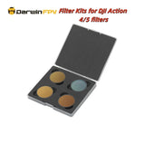 DarwinFPV O4 Pro CNC Aluminum Waterproof Protective Case for DJI Action 4/5 filter for DJI O4 Pro transmitter For FPV Quadcopter