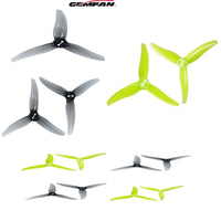 6Pairs Gemfan Hurricane 3525-3 3 Paddle PC Propeller T-mount 1.5mm Support for 1806-2004 Motor for FPV 3.5inch Toothpick Drones