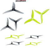 6Pairs Gemfan Hurricane 3525-3 3 Paddle PC Propeller T-mount 1.5mm Support for 1806-2004 Motor for FPV 3.5inch Toothpick Drones