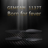 2Pairs Gemfan 1033T 1055T 1137T 1155T  1240T 1255T 1345T 1355T  T-TYPE CCW/CW Carbon Fiber Folding Propeller for RC Airplane RC Model