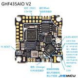 JHEMCU GHF435AIO V2 20A FPV Quadcopter F435 2-4S AIO flight controller ELRS 2.4G For Drone