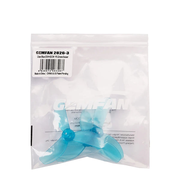 6Pairs Gemfan 2826 3 Paddle Mini Propeller PC CW CCW RC Parts DIY for Motor 1205 4300KV for Drone Soccer