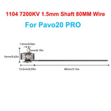 BETAFPV LAVA Series 1104 7200KV Brushless Motors 1.5mm Shaft 2218 3 Paddle Propeller For Pavo20 Pro Brushless Bwhoop Quadcopter
