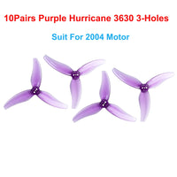 Gemfan(10CW+10CCW) Hurricane 3525 3630 4023 4525 3.5inch/4inch 1.5MM 3-Holes PC Propeller for 1806-2004 Motors for FPV Freestyle