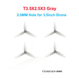 HQProp CW CCW T3.5X2.5X3 3.5inch / T3X1.8X3 3inch / T2.5X1.9X3 2.5inch 1.5mm / 2mm Hole Poly Carbonate Propeller For RC Frame
