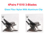 4Pairs (4CW+4CCW) Gemfan F1510 F7036 F1051 10inch Folding Propeller 2-Blade/3-Blade Glass Fiber Nylon for FPV Long Range Drones