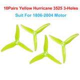 Gemfan(10CW+10CCW) Hurricane 3525 3630 4023 4525 3.5inch/4inch 1.5MM 3-Holes PC Propeller for 1806-2004 Motors for FPV Freestyle