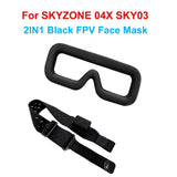 For SKYZONE 04X SKY03 04 FPV Goggles V2 Face Mask Cover Drone Flight Glasses Sponge Foam Eye Pad Eyeglasses for EV200D 02