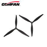 Gemfan F1265 F1307 F1407 F1510 12inch 15inch Folding Propeller 3-Blades Glass Fiber Nylon W Metal Clip for Long Range Drones