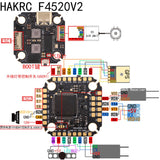 HAKRC F405 V2 F722 V2 Mini Flight Controller 2-6S Barometer Gyroscope Dual BEC 5V/3A 9V/2.5A for FPV Drone Video Transmission