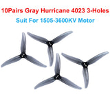 Gemfan(10CW+10CCW) Hurricane 3525 3630 4023 4525 3.5inch/4inch 1.5MM 3-Holes PC Propeller for 1806-2004 Motors for FPV Freestyle