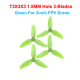 4Pairs HQProp T3X3X3 DT63 V2 Ducted 63mm 2.5inch 3inch 3-Blade Propeller for RC FPV Racing Toothpick Cinewhoop Duct Drones