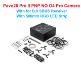 BETAFPV Pavo20 O4 Pro II ELRS 2.4G Receiver SBUS RX Brushless BWhoop Quadcopter 2.2" Cinewhoop 1104 7200KV Motor F4 2-3S 20A