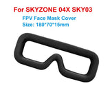 For SKYZONE 04X SKY03 04 FPV Goggles V2 Face Mask Cover Drone Flight Glasses Sponge Foam Eye Pad Eyeglasses for EV200D 02