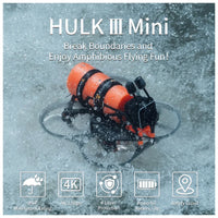 DarwinFPV HULKIII Mini Waterproof 5.8G FPV Racing Drone Analog 6S For Quadcopter