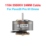 BETAFPV LAVA Series 1104 7200KV Brushless Motors 1.5mm Shaft 2218 3 Paddle Propeller For Pavo20 Pro Brushless Bwhoop Quadcopter