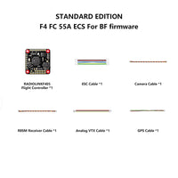 Radiolink F405 Flight Stack F405 Flight Control 55A ESC 3-6S Lipo 30.5x30.5mm BMI270 Gyro For Remote Control FPV Racing Drone