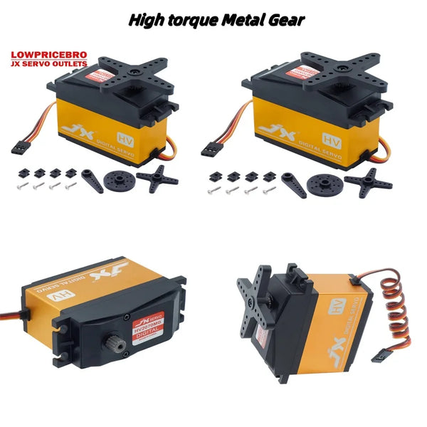New JX Servo High torque Metal Gear PDI-HV2070MG 70KG HV Metal gear Core Digital Servo for 1/5 RC  Car
