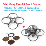 BETAFPV Pavo20 Pro II Brushless BWhoop Frame Kit BWhoop Duct For Pavo20 Pro II Drone With 500MM RGB RGB LED Strip ND8 ND16 ND32