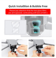 For DJI Air3 Lens Protector 9H Tempered Glass Film Combo Accessories Protective Film Explosion-proof Film For DJI AIR 3