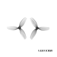 HQProp 10pairs 40mm 1mm / 45mm 1.5mm Shaft Hollow Cup Propeller 3-Leaf  Hole Plastic Prop for RC Drone FPV Quadcopter Accessory