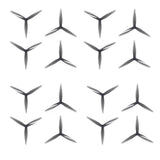 8Pairs 3-Leaf Propeller 7X3.7X3 7037/ 7X5X3 7050 / 7X4X3 7043 / 7.5X3.7X3 7537 Plastic CW CCW Prop for 7inch RC FPV Drone Paddle