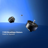 BETAFPV 1103 Motor 10500KV Brushless Motors 1.5mm Shaft 30AWG For  Aquila20 Brushless BWhoop Quadcopter Aquila20 FPV Kit Drone