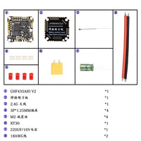 JHEMCU GHF435AIO V2 20A FPV Quadcopter F435 2-4S AIO flight controller ELRS 2.4G For Drone