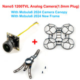 Happymodel Nano5 1/3 CMOS 1200TVL FPV With Camera Mount Bracket Frame Kit 1208 Propellers For Mobula6 2024 FPV Drone