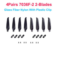 4Pairs (4CW+4CCW) Gemfan F1510 F7036 F1051 10inch Folding Propeller 2-Blade/3-Blade Glass Fiber Nylon for FPV Long Range Drones