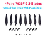 4Pairs (4CW+4CCW) Gemfan F1510 F7036 F1051 10inch Folding Propeller 2-Blade/3-Blade Glass Fiber Nylon for FPV Long Range Drones