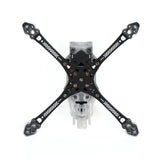 QWinOut 5.1 Inch Carbon Fiber X-Frame Kit 230mm Wheelbase 7mm Thickness Arm For FPV Racing Freestyle Drone for DJI O4 Pro/O4 Lite Camera