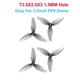 4Pairs HQProp T3X3X3 DT63 V2 Ducted 63mm 2.5inch 3inch 3-Blade Propeller for RC FPV Racing Toothpick Cinewhoop Duct Drones