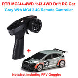 SNICLO MG044-4WD MG117-4WD 1:43 4WD Drift RC Car 2.4G Full Proportional Remote Control Purple Green RTR Toy Gift for Kids