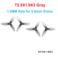 HQProp CW CCW T3.5X2.5X3 3.5inch / T3X1.8X3 3inch / T2.5X1.9X3 2.5inch 1.5mm / 2mm Hole Poly Carbonate Propeller For RC Frame